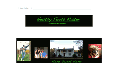 Desktop Screenshot of healthyfoodsmatter.com